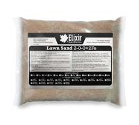 Elixir Gardens Seasonal Lawn Fertilisers for Turf & Grass | Lawn Sand with added Iron | 2-0-0+2Fe | Treats 10 Sq. Meters