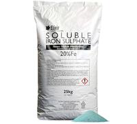 Elixir Gardens Soluble Sulphate of Iron 20% Fe Fertiliser |25kg Bag | Soluble Ferrous Sulphate 20% | 25kg Re-Sealable Bag | Makes 2000L of Liquid Feed
