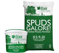 Elixir Gardens Spuds Galore Blended Potato Fertiliser/Plant Food | 15-9-20 +9.5% SO3 +1.8% MgO | 100g-25kg Available in Bag or Tub | Covers 210m² | 15kg Bag