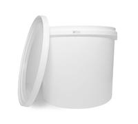 Elixir Gardens Strong Heavy Duty White Multi-Purpose Plastic Storage Containers Tubs Buckets with Lids | Available sizes 0.5, 1, 5, 10, 15, 25, 30 Litre| 5.0 Litre x 1