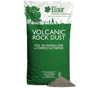 Elixir Gardens Volcanic Rock Dust | Organic Fertiliser & Soil Conditioner | Improved Carbon Capture | 20kg | Treats 40sqm