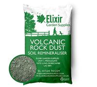 Elixir Gardens Volcanic Rock Dust | Organic Fertiliser & Soil Conditioner | Improved Carbon Capture | 25kg | Treats 50sqm