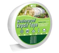 Elixir Gardens Weather Proof Tape Clear Transparent High Stick Water Resistant | Polytunnel Repair tape | Various widths available from 50mm to 200mm | Various qty from 1 to 10 | 100mm x 50m x 2