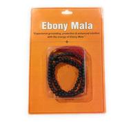 Elixir Handicrafts Ebony Mala 6.6.5mm: Elegant Spiritual Necklace for Meditation, Peace, and Balance - Handcrafted with Authentic Ebony Wood Beads