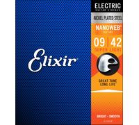 Elixir Electric Guitar Strings with NANOWEB Coating