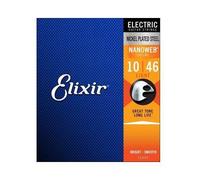 Elixir 12052 NANOWEB Light Electric Guitar Strings 10-46