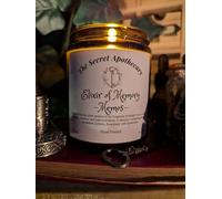 Elixir of Memory - Memos - Soy Candle by The Secret Apothecary, Bergamot, Lemon, Rosemary, and Spearmint Essential Oil Blend, 200ml, 35-40 Hour Burn Time