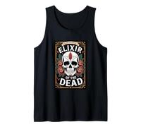 Elixir of The Dead Skull with Roses Tank Top