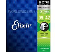 Elixir 19002 OPTIWEB Coated Electric Guitar Strings 9-42