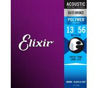 Elixir POLYWEB 80/20 Bronze Acoustic Guitar Strings - with a choice of Gauge