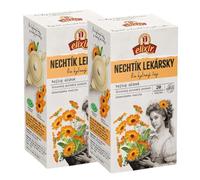 Elixir Pot Marigold Herbal Tea, Pure Calendula, No Caffeine 40 Bags(2 Pack) | Pure calendula (Pot Marigold), caffeine-free, 100% plastic-free & unbleached tea bags, grown & produced in Slovakia
