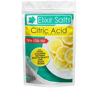 Elixir Salts - Citric Acid | 5kg + 1.25kg Free | For Use With Bath Bombs, Cleaning, descaling, preservative, Cooking, Nutrient, Elderflower | Comes in Re-sealable Pouch