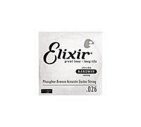 Elixir® Strings Acoustic Phosphor Bronze Guitar Strings with Nanoweb® Coating (.027)