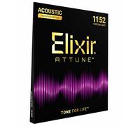 Elixir Strings, ATTUNE Acoustic Guitar Strings, Phosphor Bronze, Longe