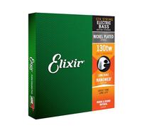 Elixir® Strings Nickel Plated Steel with NANOWEB® Coating, Custom Bass 5th String Single, Light B, Long Scale TaperWound (.130tw)
