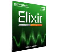 Elixir® Strings Nickel Plated Steel with NANOWEB® Coating, Custom Bass 5th String Single, Super Light B, Long Scale (.125)