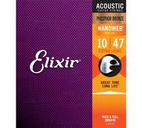 ELIXLR Elixir 16002 Strings Phosphor Bronze Acoustic Guitar Strings w