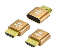 Elixvane 3 Pack HDMI Dummy Plug 4K@60Hz Display Emulator, Headless Virtual Screen Adapter for Windows, Mac OSX, Linux, Remote Desktop, VR Server, Gaming & Streaming