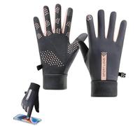 Elixvane Touch Screen Early Spring Gloves for Women Winter Thermal Gloves Windproof Anti-slip Glove Soft Brushed Touchscreen Gauntlet for Cycling, Running, Riding, Driving, Hiking