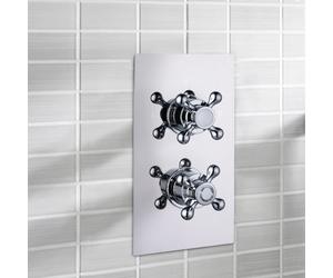 Eliza Bathroom 2 Way Traditional Victorian Concealed Thermostatic Shower Valve Mixer