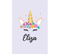 Eliza: Personalized Name Notebook | Wide Ruled Paper Notebook Journal | For Teens Kids Students Girls| For Home School College | 6x9 inch 120pages