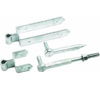 Eliza Tinsley 12-inch Galvanised Double Strap Field Gate Hinge Set