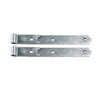 Eliza Tinsley 16" Galvanised Straight Bands Only (Box of 5 Pairs) Galvanised Straight Bands Only - Loose no fixings