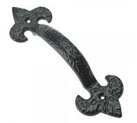 Eliza Tinsley 179mm Handle Pull Fleur De Lys Black (Box of 5) 179mm Handle Pull Fleur De Lys Black (Box of 5)
