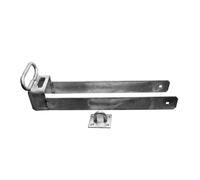 Eliza Tinsley 18" Galv Lockable Throw Over Gate Loop with Staple 18" Galv Lockable Throw Over Gate Loop with Staple & Handle