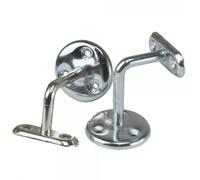 Eliza Tinsley 2 1/2inch Bright Zinc Plated (BZP) Hand Rail Bracket (B 2 1/2inch Bright Zinc Plated (BZP) Hand Rail Bracket (Box of 10)
