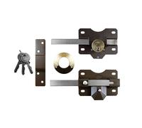 Eliza Tinsley 2" Double locking Long Throw Lock 2inch Double long Throw Lock - With spring latch