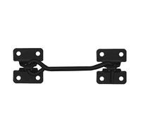 Eliza Tinsley 4" 101mm Black Light Cabin Hook on Plate 4"/ 101mm Black Light Cabin Hook on Plate