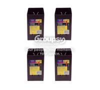 Eliza Tinsley 4 X Fence Post Holder Support Extender Brown For 100mm X 100mm Posts (4") Swiftpost, Pack Of 4