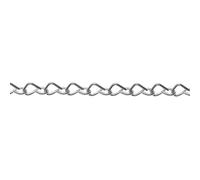 Eliza Tinsley 4mm Bright Zinc Plated (BZP) Single Jack Chain 10m Box S Bright Zinc Plated (BZP) Single Jack Chain 10m Box