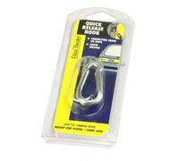 Eliza Tinsley 50mm Bright Zinc Plated (BZP) Untested Carbine Hooks (Bo 50mm Bright Zinc Plated (BZP) Untested Carbine Hooks (Box of 5)