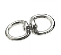 Eliza Tinsley 60mm Nickel Plated Equal Eye Swivel (Pack of 10) 60mm Nickel Plated Equal Eye Swivel (Pack of 10)