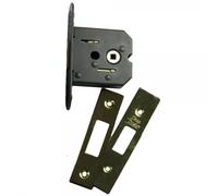 Eliza Tinsley 63mm Electro Brass EZR Bathroom Deadlock (Pack of 10) 63mm Electro Brass EZR Bathroom Deadlock (Pack of 10)