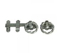 Eliza Tinsley 6inch Galvanised Twisted Ring Gate Latches Wall 6inch Galvanised Twisted Ring Gate Latches Wall