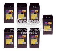 Eliza Tinsley 7 X Fence Post Holder Support Extender Brown For 100mm X 100mm Posts (4") Swiftpost, Pack Of 7