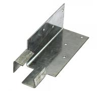 Eliza Tinsley 75mm Galvanised Arris Rail Mortise Bracket (Box of 50) 75mm Galvanised Arris Rail Mortise Bracket (Box of 50)