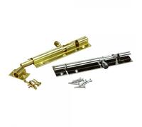 Eliza Tinsley 76mm Extruded Brass Barrel Bolt Chrome Plated (Pack of 1 76mm Extruded Brass Barrel Bolt Chrome Plated