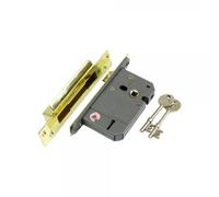 Eliza Tinsley 76mm SChrome Plated EZR 5 Lever BS3621 Sash Lock (Box of 76mm SChrome Plated EZR 5 Lever BS3621 Sash Lock (Box of 5)