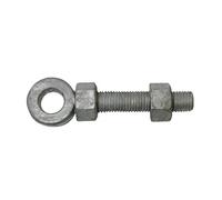 Eliza Tinsley 8" x 7/8" Galvanised Adjustable Gate Eyes 2 Nu Galvanised Adjustable Gate Eyes 2 Nuts - Box of 10