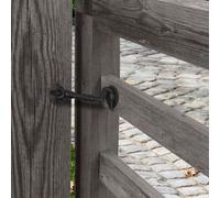 Eliza Tinsley Black Cast Iron Cabin Hooks Sizes: 6" (150mm) Black Cast Iron Cabin Hooks