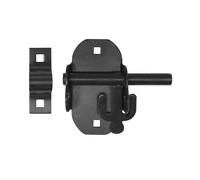Eliza Tinsley Black Oval Pad Bolt Product Finish: Black, Size: 4" Oval Pad Bolt 4" (101mm)