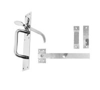 Eliza Tinsley BZP No.3 Suffolk gate latch set BZP No.3 Suffolk gate latch set