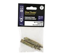 Eliza Tinsley M6 X 10P Projecting Anchor Bolts - Box of 5 Packs of 2 P M6 X 10P Projecting Anchor Bolts - Box of 5 Packs of 2 Pieces