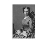 Elizabeth Bacon Custer Portrait Canvas Art Poster And Wall Art Picture Print Modern Family Bedroom Decor Unframe 20x30inch(50x75cm)