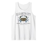 Elizabeth City North Carolina Crab Since 1793 Slate Letters Tank Top