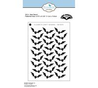 Elizabeth Craft Designs Bats Stage It Stencil, Synthetic Material, Transparent, 18.5 x 13.8 x 0.1 cm